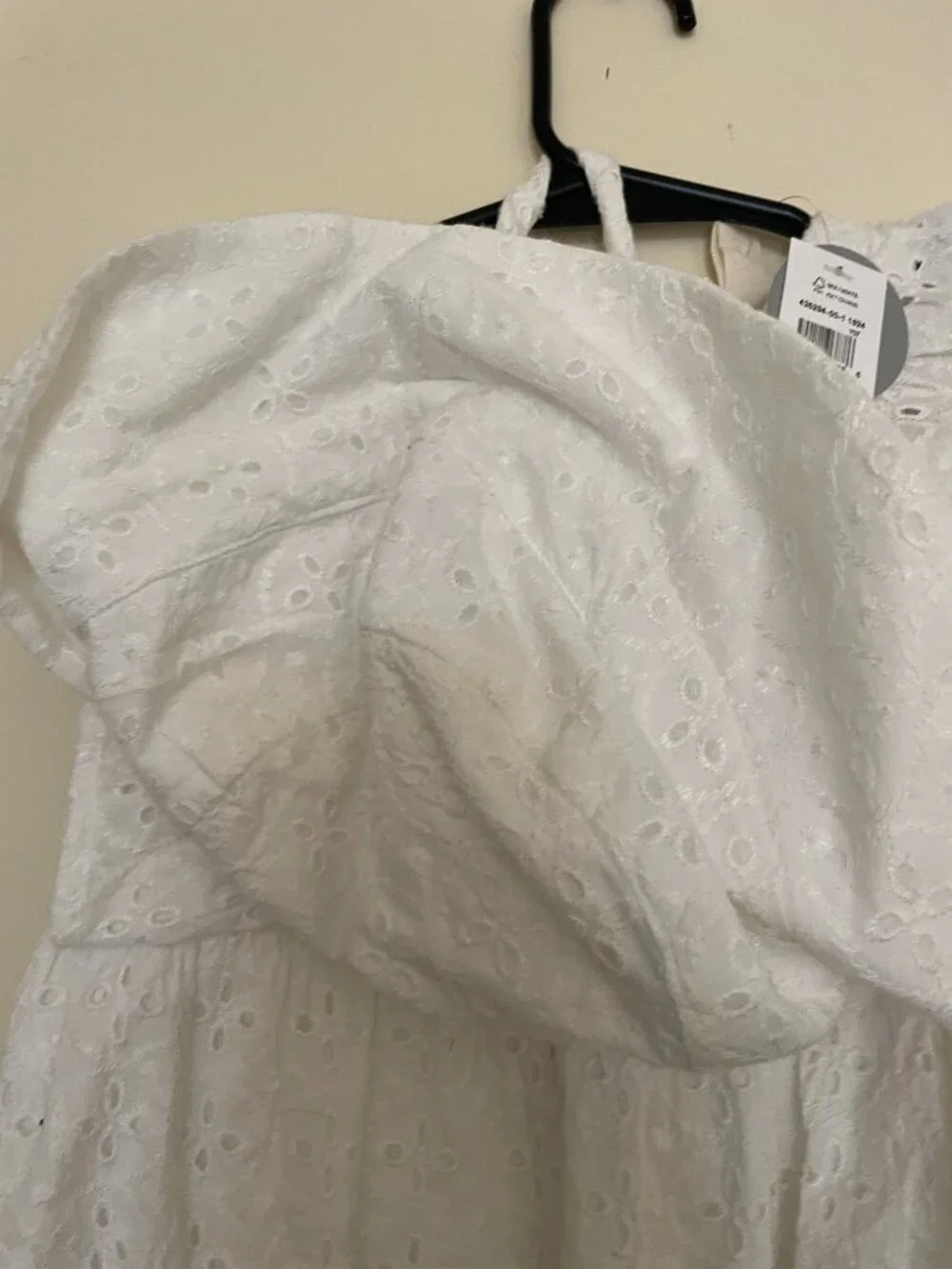 Baby Gap White Eyelet Romper with Hat 18-24M NWT